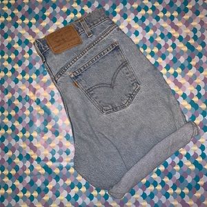 Levi Orange Tab 550 Rare Vintage Mom Jean Shorts